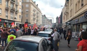 Marée populaire à Caen du collectif anti-Macron