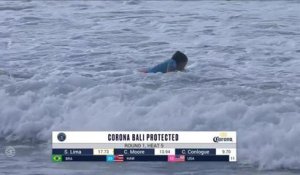 Les meilleurs moments de la série de C. Moore, C. Conlogie et S. Lima (Corona Bali Women's Pro) - Adrénaline - Surf
