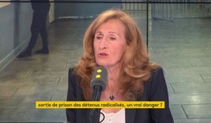 Sortie de prison de personnes radicalisées : "Les services de renseignement intérieur ne les lâchent pas", garantit Nicole Belloubet, ministre de la Justice #8h30politique
