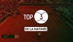 Roland-Garros : Le top 3 de la matinée du 30 mai
