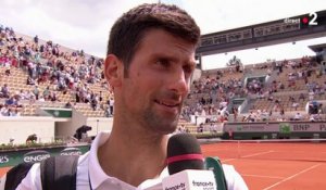 Roland-Garros : Novak Djokovic "Je ne suis pas content de mon jeu"
