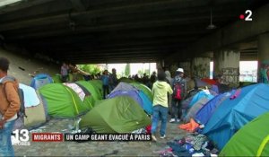 Migrants : un camp géant évacué à Paris