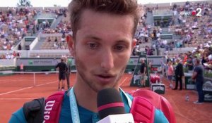 Roland-Garros : Corentin Moutet "Il était plus fort"