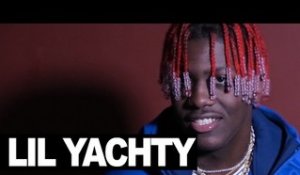 Lil Yachty eating pizza backstage, says Drake's the GOAT