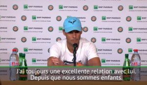 Roland-Garros - Nadal : "Gasquet ? Un bon match contre un bon ami"