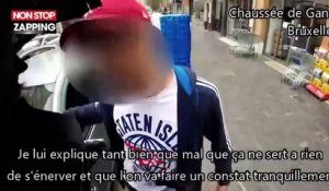 Belgique : Un motard se fait pourchasser et agresser après un accrochage (vidéo)