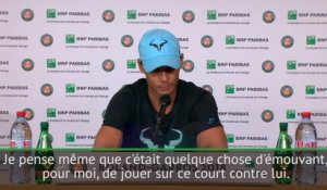 Roland-Garros - Nadal : "C'était émouvant de jouer contre Gasquet sur ce court"