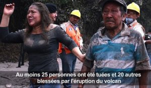 Guatemala: au moins 25 morts dans l'éruption d'un volcan