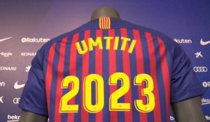 Barça - Umtiti : "J'ai beaucoup de chance de jouer ici"