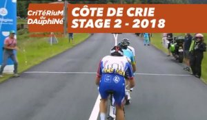 Côte de Crie - Étape 2 / Stage 2 (Montbrison / Belleville) - Critérium du Dauphiné 2018