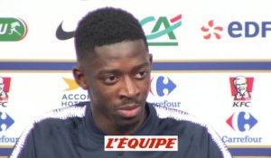Dembélé «Je prends du plaisir à défendre» - Foot - CM 2018 - Bleus