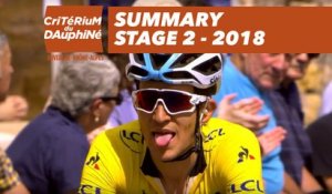 Summary - Stage 2 (Montbrison / Belleville) - Critérium du Dauphiné 2018