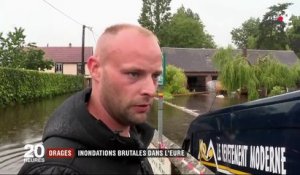 Eure : les habitants surpris par la montée des eaux