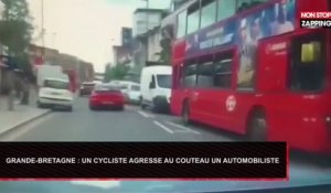 Grande-Bretagne : Un cycliste agresse au couteau un automobiliste ! (Vidéo)