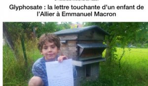 "Cher président..." : un enfant de 7 ans interpelle Macron sur les pesticides
