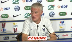 Deschamps «Aucun souci avec Pogba» - Foot - CM 2018 - Bleus