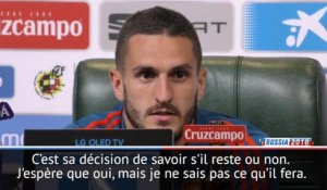 Transferts - Koke : "On souhaite tous que Griezmann reste"