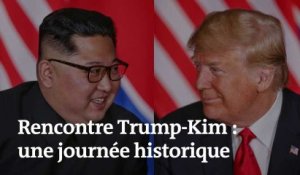 Rencontre Trump-Kim : le résumé en images d'une journée historique