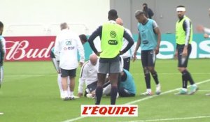 Mbappé a quitté l'entraînement des Bleus mardi - Foot - CM 2018 - Bleus