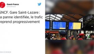 SNCF. Gare Saint-Lazare : Un "défaut électrique" à l’origine de la panne, le trafic reprend progressivement.