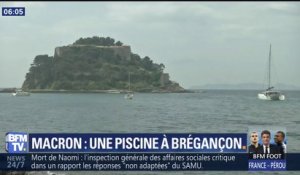 Emmanuel Macron envisage la construction d’une piscine au fort de Brégançon