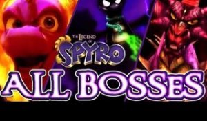 The Legend of Spyro Trilogy All Bosses | Boss Fights Rush (X360, PS3, Gamecube, Wii, PS2)