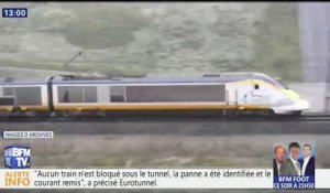 Tunnel sous la Manche: la circulation est totalement interrompue entre la France et la Grande-Bretagne à cause d'une panne