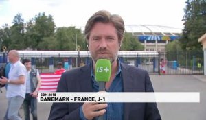 Mondial 2018 - Conf de presse à la veille de France - Danemark
