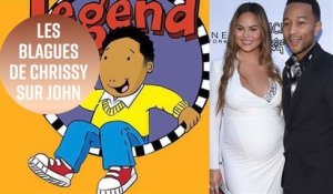 Chrissy Teigen se moque de  son mari John Legend