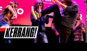 DAVE GROHL Dirk Diggler-inspired acceptance speech: Kerrang! Awards 2018