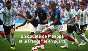 Bleus - Un doublé de Mbappé renverse l'Argentine (4-3) et la France file en quarts