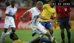 Coupe du monde : 	 Il y a 12 ans, le récital de Zidane face au Brésil