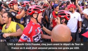 Tour de France - Froome a été blanchi par l’UCI