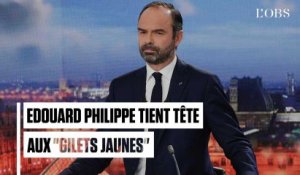 "Gilets jaunes" : Edouard Philippe entend "tenir le cap"