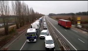 A 36 coupée par les gilets jaunes