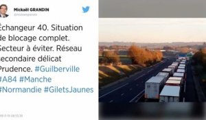 Gilets jaunes. Les blocages de Guilberville.