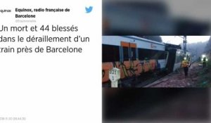 Le déraillement d’un train fait un mort et 49 blessés près de Barcelone