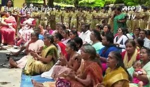 Inde: manifestations après l'ouverture d'un temple aux femmes