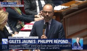 Édouard Philippe sur les gilets jaunes: "Nous allons faire ce sur quoi nous nous sommes engagés"