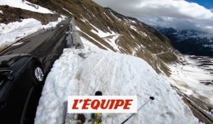 Mayr et Eder aménagent un parc hallucinant au col du Stelvio - Adrénaline - Ski freestyle