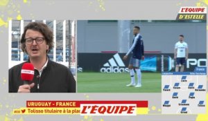 Dufy commente la titularisation de Tolisso - Foot - CM 2018 - Bleus