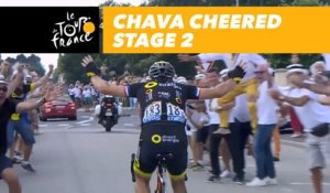 Chavanel acclamé / cheered - Étape 2 / Stage 2 - Tour de France 2018