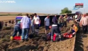 Turquie : 24 personnes meurent dans le déraillement d'un train (Vidéo)