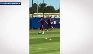 Les premières images de Buffon à l’entraînement du PSG