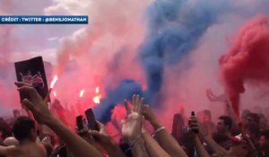 Gianluigi Buffon accueilli en héros par les supporters parisiens