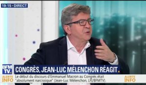 Discours de Macron devant le Congrès: "Il n’assume plus, il biaise, il tortille" (Mélenchon)