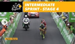 Sprint intermédiaire / Intermediate sprint - Étape 4 / Stage 4 - Tour de France 2018