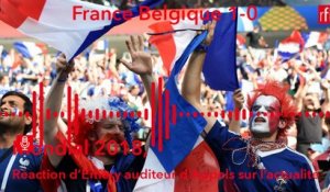 France Belgique 1-0 : réaction d'Emery auditeur d'Appels sur l'actualité à Kinshasa