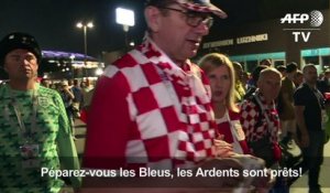 Mondial: les supporters de la Croatie heureux après la victoire