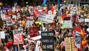 Royaume-Uni : la rue dit non à Trump